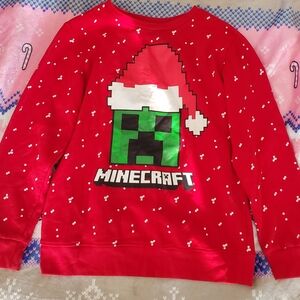 Minecraft ugly christmas sweater xl